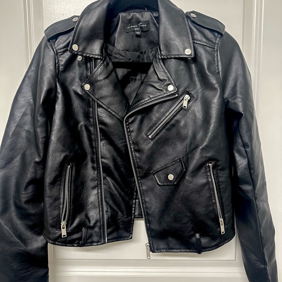 Love Tree Jackets & Blazers - Black leather jacket